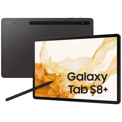 Produktbild von Samsung Galaxy Tab S8+ WIFI X800N 128GB Graphite EU (SM-X800NZAAEUE)