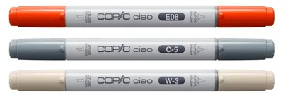 Immagine prodotto di COPIC® 220750304 COPIC® Ciao Architect Palette Layoutmarker-Set farbsortiert 1,0 + 6,0 mm, 3 St.