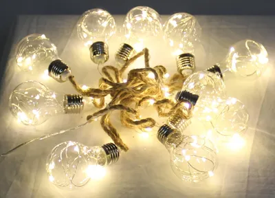 Produktbild von Lichterkette Glühbirnen 100 LED 3m