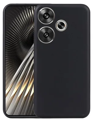 Image de Coque de protection en silicone noire pour Xiaomi Poco F6 5G / Redmi Turbo 3, fine, en TPU