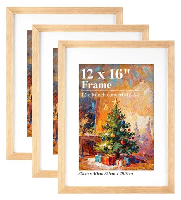 Obrázek produktu pro Sada tří dřevěných fotorámečků, rozměr 30x40 cm