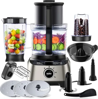 Productafbeelding van YASHE keukenmachine: mixer, mengapparaat, molen, citruspers, krachtig apparaat