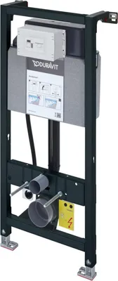 Zdjęcie produktu dla Duravit DuraSystem - Montaż naścienny do WC wiszącego, 115 cm, zintegrowana spłuczka higieniczna, do SensoWash WD1013000000