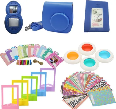 Zdjęcie produktu dla Zestaw akcesoriów do Fujifilm Instax Mini 8/9 - Cobolt Blue