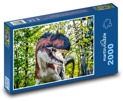 Zdjęcie produktu dla Puzzle 2000 Tyrannosaurus w Dziczy - martinpuzzle