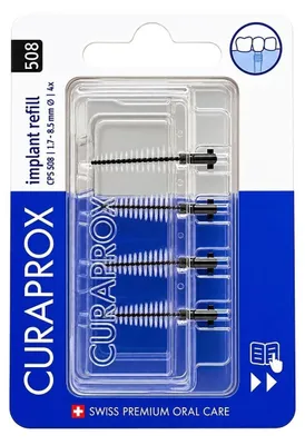 Zdjęcie produktu dla Curaprox Cps 508 Interdentalb.implant 1,7-8,5 mm 4 szt