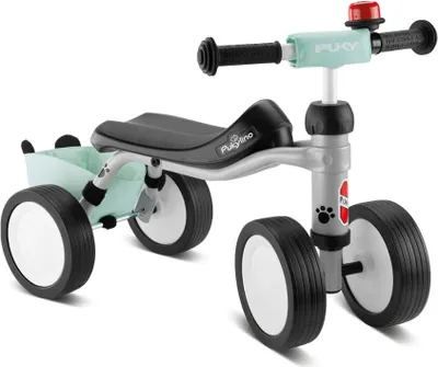 Produktbild von Puky LINO Bundle,lightgrey/mint, Kinder, Vier-Rad-Roller, Unisex, 20 kg, 4 Rad/Räder, 1 Jahr(e)