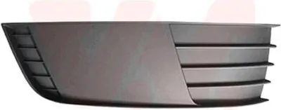 Produktbild von VAN WEZEL Lüftungsgitter Grill Stoßfänger für SKODA Octavia III Combi (5E5) ohne Loch/Löcher für Nebellampen