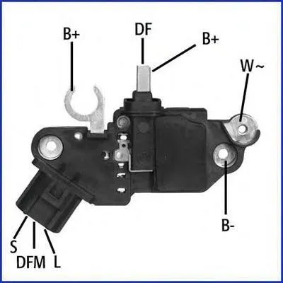 Produktbild von HITACHI 130591 Lichtmaschinenregler 14,5V Generator