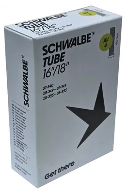 Productafbeelding van Schwalbe binnenband AV 4, 16/18x1 1/8-1 3/8", 28/37-340/355, AGV40mm