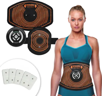 Produktbild von Bonplus BP | EMS Trainingsgerät | Wonder Abs | 9 Programmes | Bauchmuskeltrainer | Tragbarer Muskelstimulator | Für Bauch, Beine und Arme