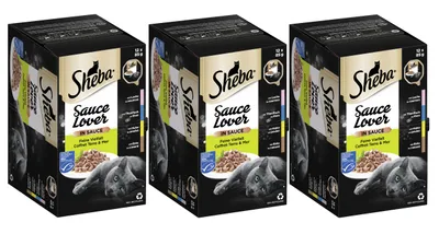 Produktbild von SHEBA® Schale Multipack Sauce Collection Feine Vielfalt MSC 3 x 12 x 85g