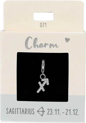 Produktbild von DEPESCHE Charm Express yourself Schütze silber