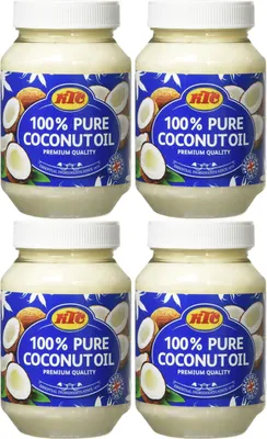 Immagine prodotto di KTC Pure Coconutoil Olio di cocco puro di  500ml confezione da 4 pezzi