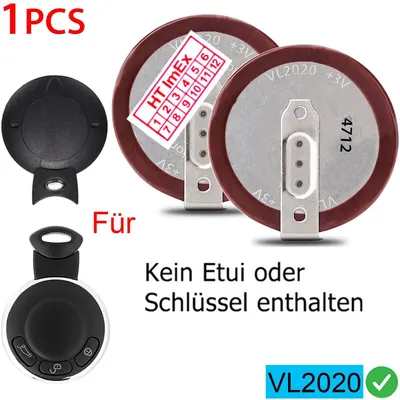 Produktbild von Kompatibel mit Batterie Akku VL2020 180° Panasonic (mit: BMW E39 Autoschlüssel)