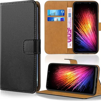 Produktbild von Handy Tasche für Huawei Mate 10 Lite Schutzhülle Bookstyle Etui Klapphülle Wallet Flip Cover Case Schwarz