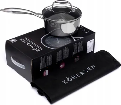 Produktbild von Kohersen Black Cube 16 cm Stielkasserolle mit Deckel