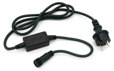 LED-Lichtkette für Außen, 300 cm, grün, IP44, 1500 LEDs