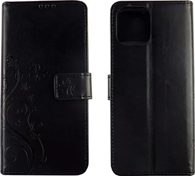 Zdjęcie produktu dla Apple iPhone 12 Mini etui na telefon komórkowy etui ochronne etui z klapką etui na kartę czarny