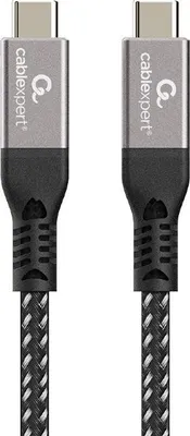 Produktbild von Gembird CCBP-USB4-CMCM240-1.5M Premium USB 4 Typ-C Lade- und Datenkabel  40 Gbit/s  240 W  1 5 m