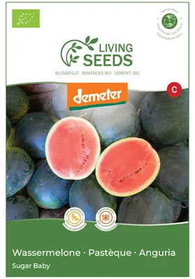 Produktbild von Wassermelone Sugar Baby 4.91g Saatgut von Living Seeds