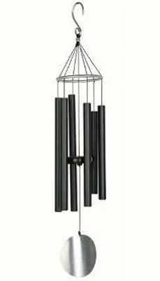 Windspiel, Aureole Tunes, Nature's Melody, AT28BK, Schwarz, ca 71 cm