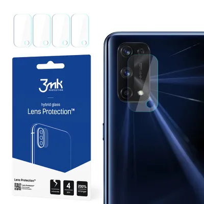Produktbild von 3mk Hybridglas Lens Protection für Realme X7 Pro 5G Kamera Objektiv Kameralinse 0,16mm 6H (4 Stück)