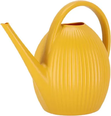 Image de Esschert Design | Arrosoir - 9,5 l - Jaune - Ergonomique - Design moderne - Idéal pour l'entretien des plantes