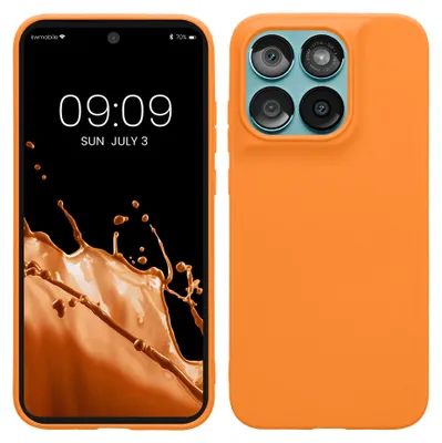Produktbild von kwmobile Hülle für Motorola Moto G67 / G77 / G87 TPU Case - Handyhülle unterstützt kabelloses Laden, flexible Schutzhülle, gummiertes Cover in Fruity