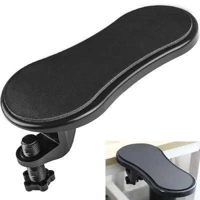 Produktbild von Monitorarmstütze Handgelenkstütze Armauflage - 180° drehbar - Verstellbar - Schwarz