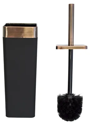 Produktbild von SEPIO Klobürste Schwarz, Toilettenbürste, Badaccessoires, Toilet Brush, Klobürste mit Behälter, Wc Zubehör