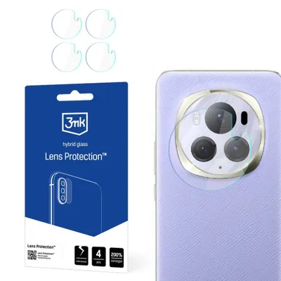 Produktbild von 3mk Hybridglas Lens Protection für Honor Magic6 Kamera Objektiv Kameralinse 0,16mm 6H (4 Stück)