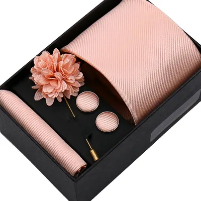 Produktbild von Krawatten-Set, Elegante Geschenkbox, Vollständige Zubehörkollektion, BBJ-37F