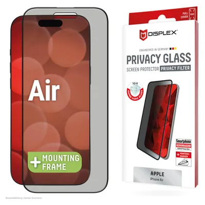 Productafbeelding van DISPLEX privacyglas voor Apple iPhone Air