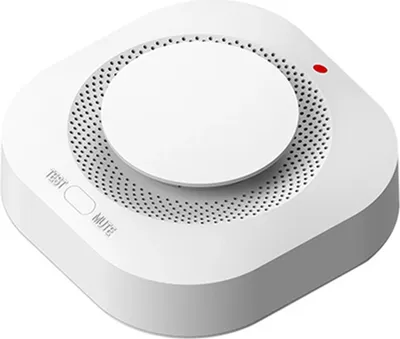 Image de Détecteur de fumée Tuya WLAN, détecteur d'incendie intelligent avec notification par application, compatible avec Alexa, pour cuisine, chambre, bureau & entrepôt
