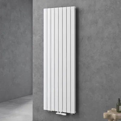 Image de doporro Radiateur pour Chauffage Central 180x61cm Radiateur à Eau Chaude Panneau Double Couches Vertical Blanc FV