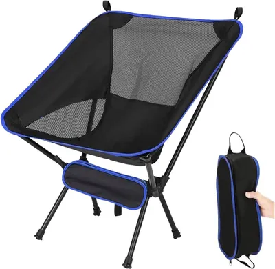 Produktbild von Campingstuhl, leicht, 150 kg, Oxford-Gewebe, blau, für Angeln