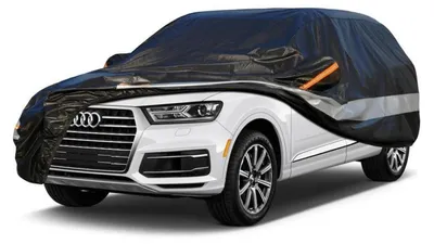 Immagine prodotto di Copertura per auto, 10 strati, impermeabile, traspirante, colore nero, per modelli Audi A7/SQ7 (2005-2023)