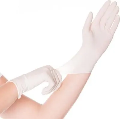Immagine prodotto di Hygonorm 26569 Latexhandschuhe Skin Light weiß Gr. 7/S gepudert