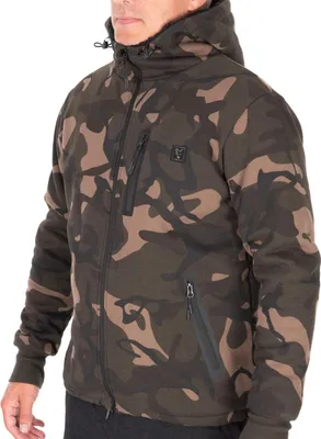 Produktbild von Fox Camo Full Zip Prem Sherpa Hoodie - Angelpullover, Größe:L