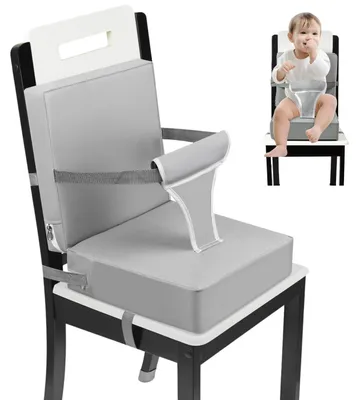 Image de Omgoods - Siège booster portable pour tout-petits, avec dossier