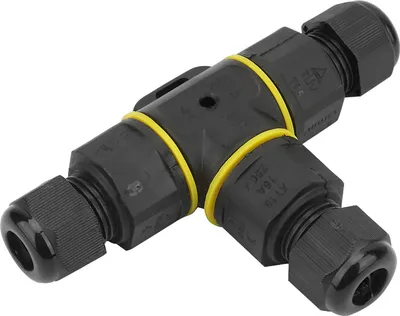 Obrázok produktu pre IP68 vodotesný T tvar 3 pinov Junction Box podzemný kábel rukáv konektor