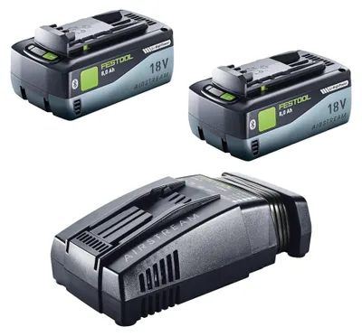 Zdjęcie produktu dla Zestaw energetyczny Festool 18V 2x8.0/SCA16 2x akumulator 18 V 8.0 Ah ( 2x 577323 ) + ładowarka ( 576953 )