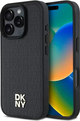 Produktbild von DKNY, Schutzhülle Apple iPhone 16 Pro Max MagSafe kompatibel, Schwarz