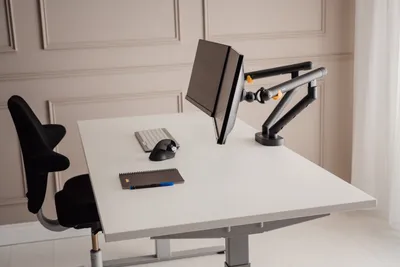 Immagine prodotto di BakkerElkhuizen Braccio per monitor doppio BNEBFDDG an