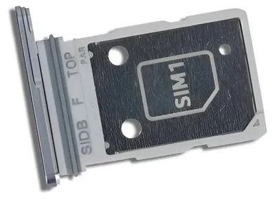 Produktbild von Original Dual-SIM-Kartenhalter für Samsung Galaxy S26 (S942B), Silber