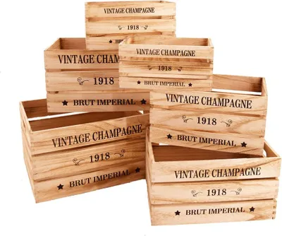 Produktbild von Lensing Holzkiste Champagner 31 x 21 x 16 cm