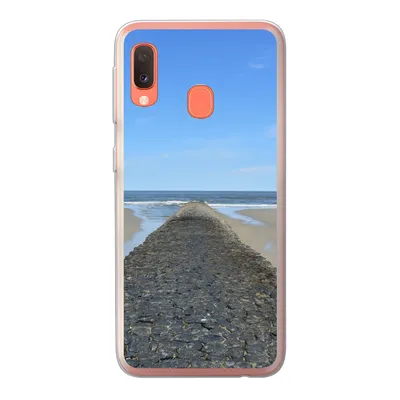 Produktbild von MuchoWow® Handyhülle Schutzhülle Hülle für Samsung Galaxy A20e Nordsee - Strand - Wasser Silikon Softcase Handy Hülle - Abdeckung