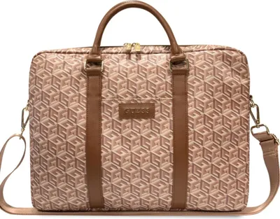 Obrázek produktu pro Guess 16" brašna na notebook GUCB15HGCFSEW Hnědá s hnědými pruhy GCube