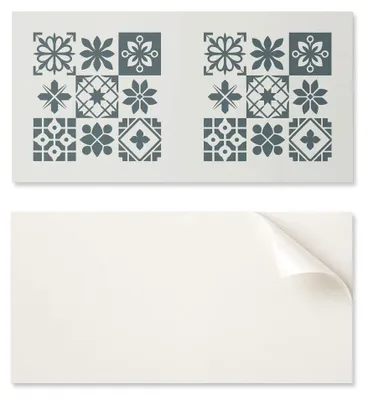 Obrázek produktu pro Samolepicá vinylová dekorativní deska s potiskem, rozměry 100 x 50 cm, geometrické vzory